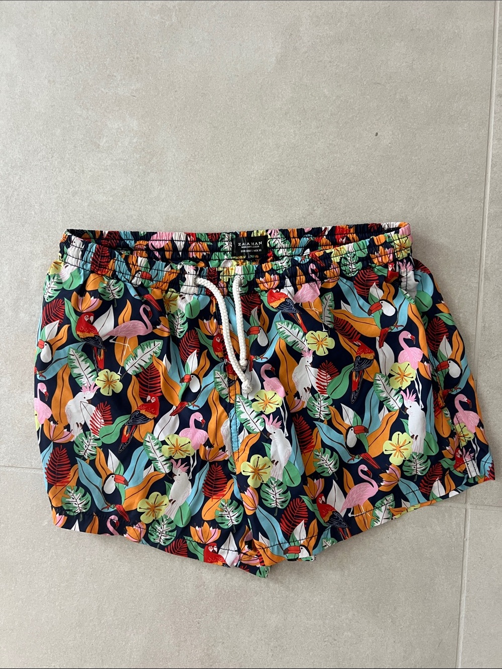 Super short Zara men’s swim shorts
